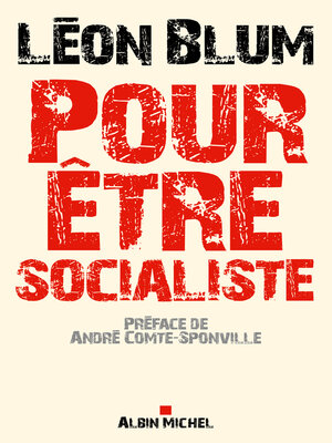 cover image of Pour être socialiste